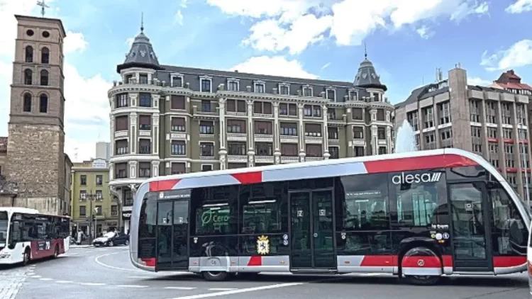 Huelga de autobuses en León