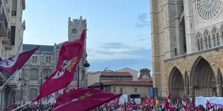 Manifestación en León