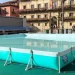 Piscina en la Plaza Mayor de León