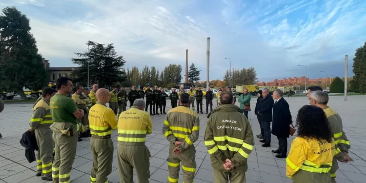 Más efectivos leoneses se suman a la causa en Aldaia 1