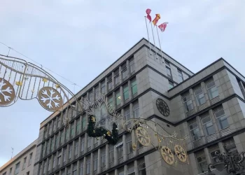 Luces de navidad en Ordoño II