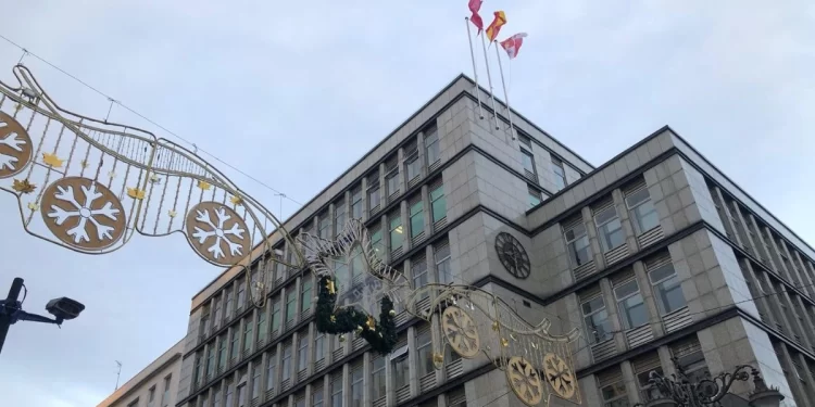 Luces de navidad en Ordoño II