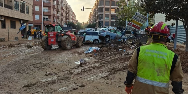 Bomberos de León en Paiporta