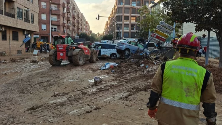 Bomberos de León en Paiporta