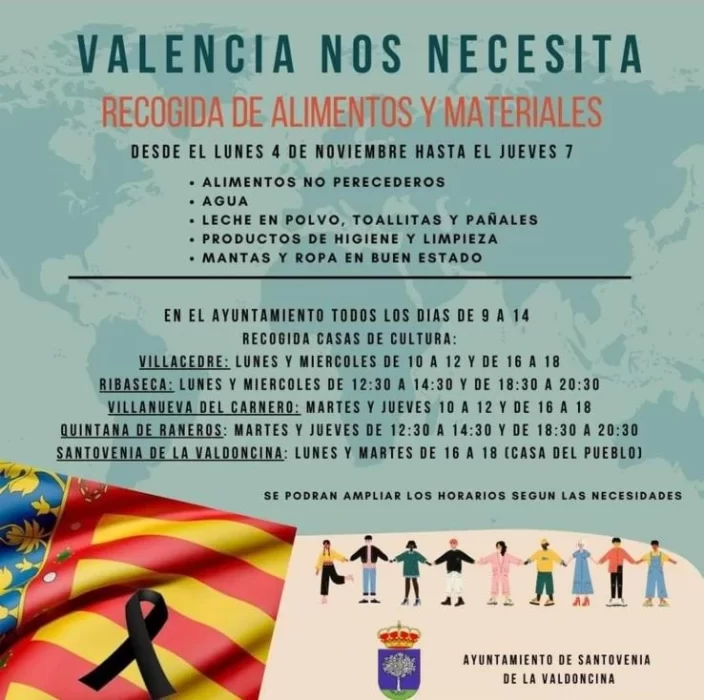 Puntos de donaciones en León para la dana de Valencia 3