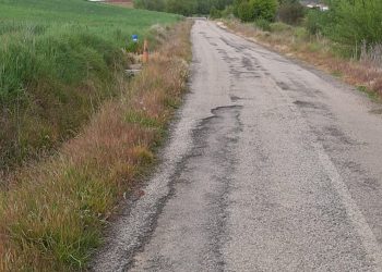 Una de las peores carreteras de León