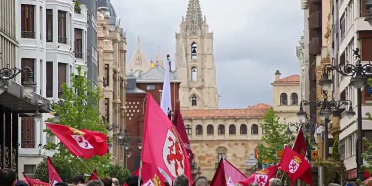 Manifestación en León