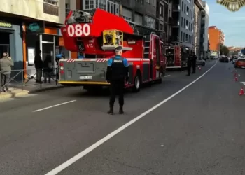 Incendio bazar León