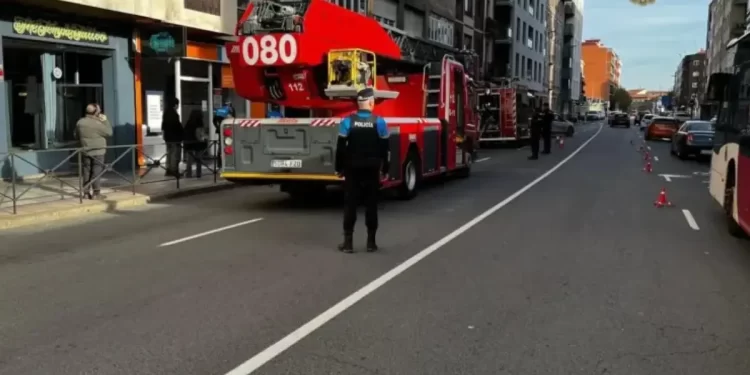 Incendio bazar León