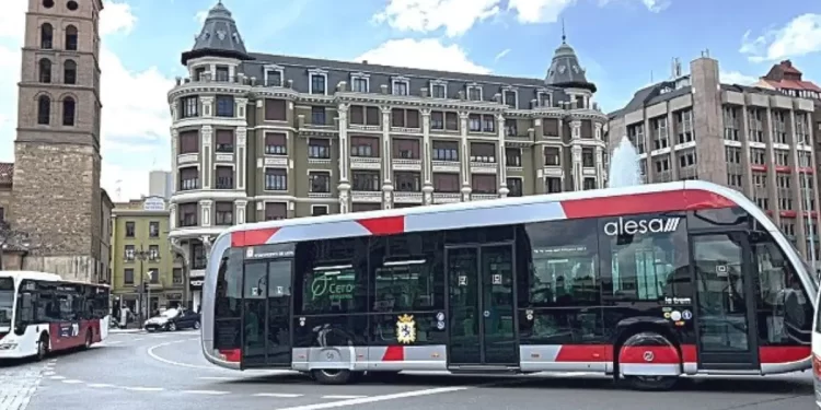 Huelga de autobuses León