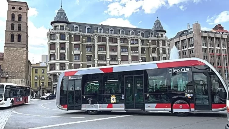 Huelga de autobuses León