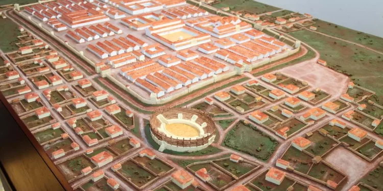 Anfiteatro romano en León