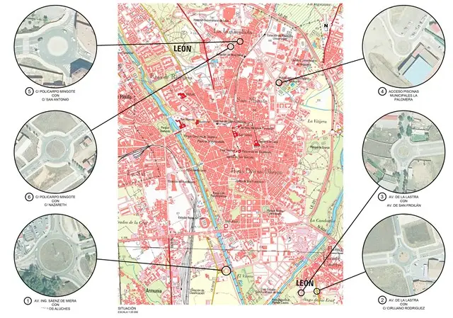 Estas 6 rotondas de León cambiarán por completo 1