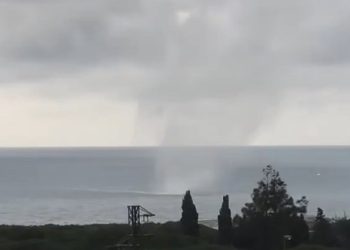 Un tornado sorprende esta ciudad turística