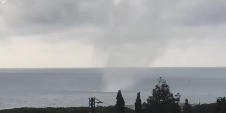 Un tornado sorprende esta ciudad turística