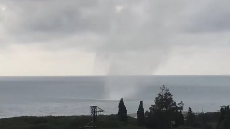 Un tornado sorprende esta ciudad turística