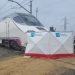 Un tren arrolla un coche en Palencia