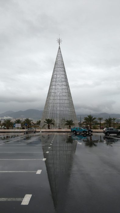 Este es el árbol de Navidad más alto de España 1