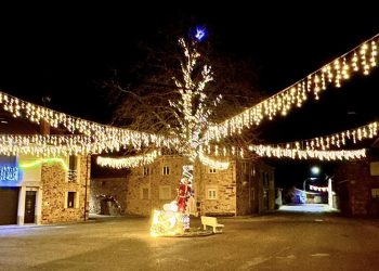 El brillo de un pueblo en Navidad