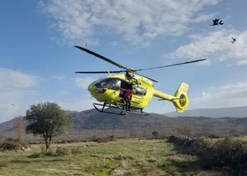 Rescate en helicóptero de un varón herido de 61 años 4