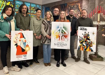 El ramo leonés preside la Navidad en León 1