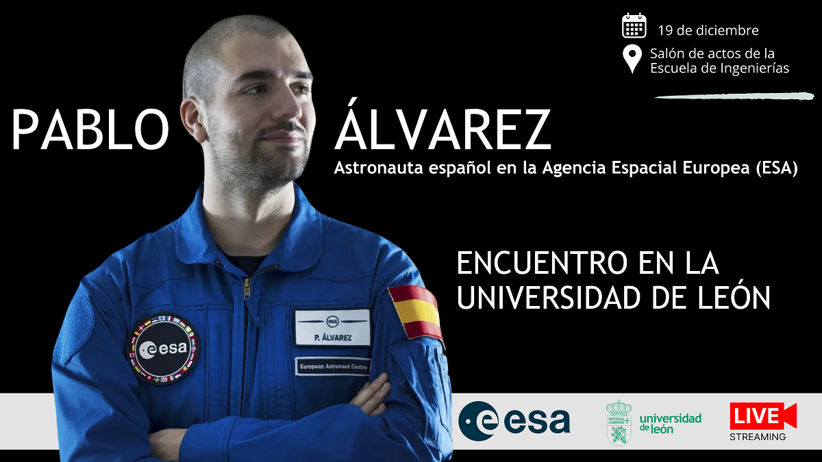 El astronauta Pablo Álvarez regresa a la Universidad de León 1