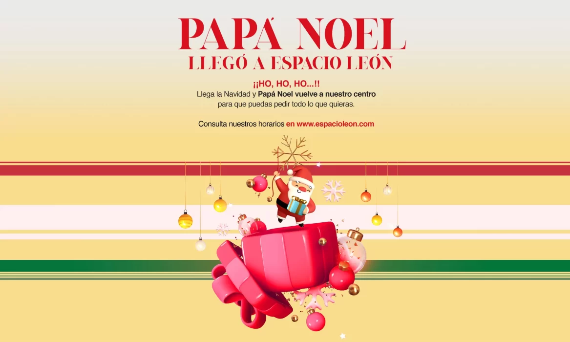 Cuándo visitar a Papá Noel en Espacio León 2