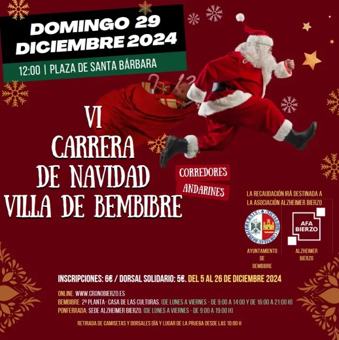 Programa completo de la Navidad en Bembibre 2024 2