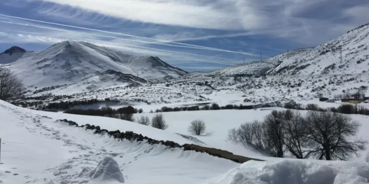 Nieve en Isoba León