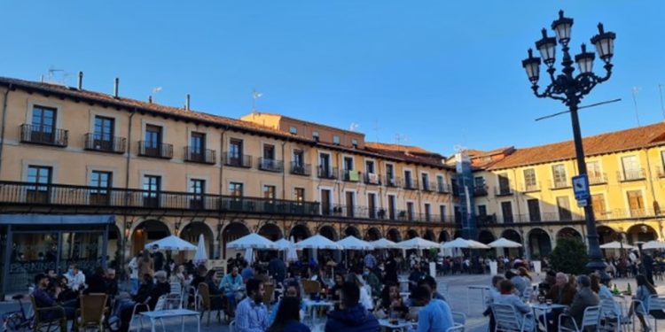 La Plaza Mayor que nació de un incendio