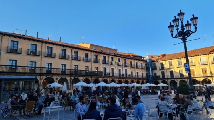 La Plaza Mayor que nació de un incendio