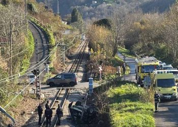 Accidente mortal en un paso a nivel