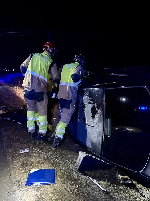 Terrible siniestro en Santovenia de la Valdoncina 2