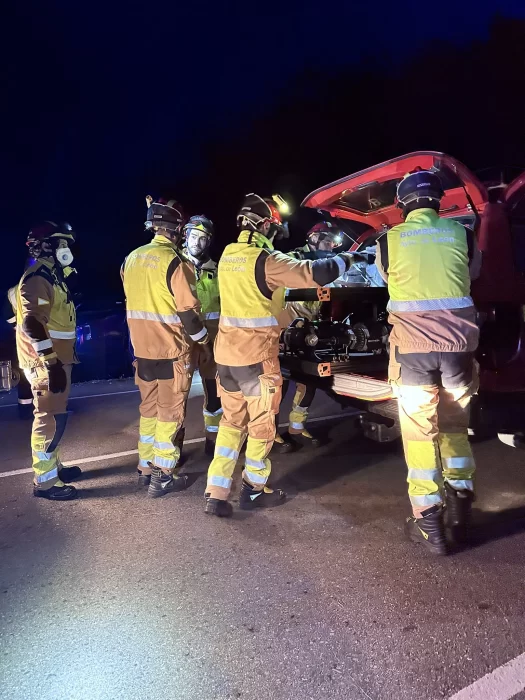 Terrible siniestro en Santovenia de la Valdoncina 4