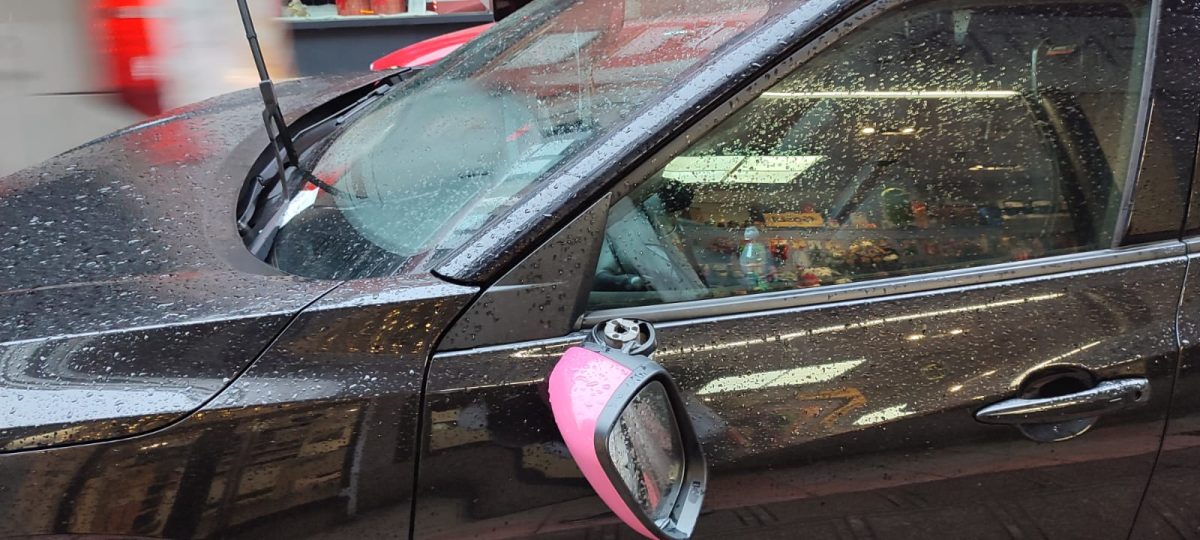 El olvidado coche de techo rosa que emociona la calle Roa de la Vega 1