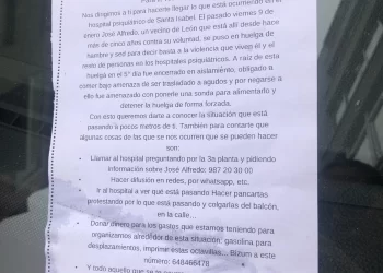 La misteriosa carta que ha aparecido en los coches de León 1