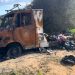 La autocaravana acabó incendiada