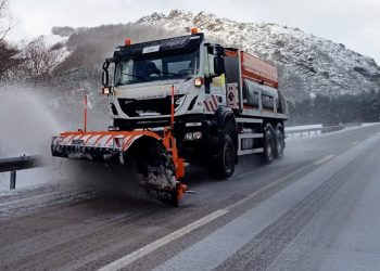 Las carreteras cortadas por la nieve