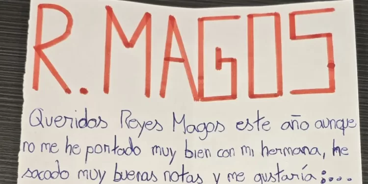 Carta a los Reyes niño de León