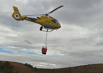 Fuego en Cabrillanes, León