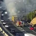 Incendio de un camión en la autovía