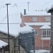 Pueblo de León cubierto de nieve