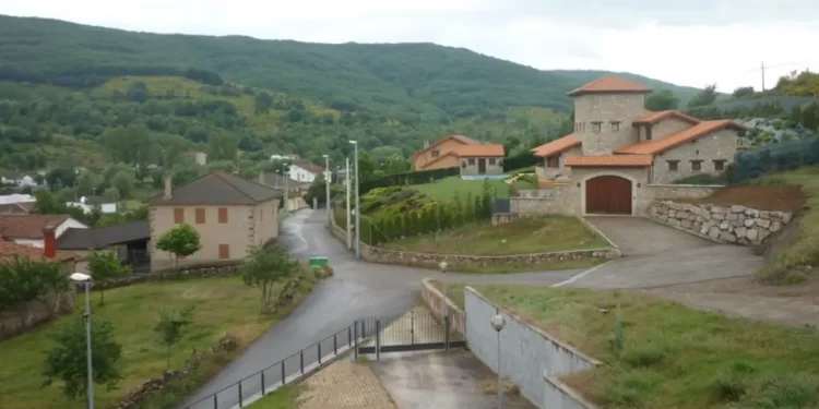 El Gordo en un pueblo de León