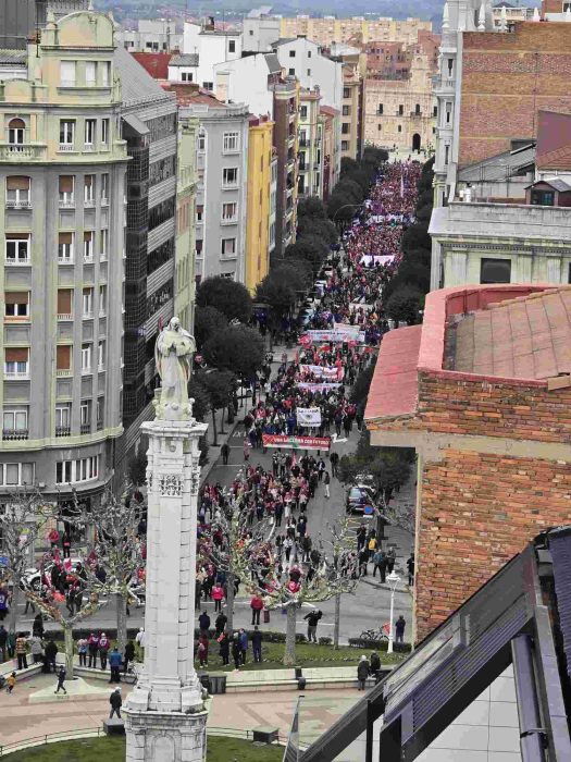 La gran marea humana que grita por León 2