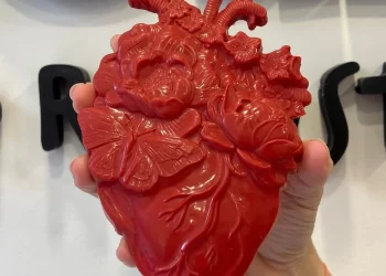 El corazón viral de chocolate de San Valentín se hace en León 2