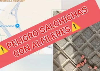 Alerta por salchichas con alfileres en León 3