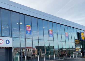 El nuevo Lidl en un pueblo