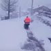 La nieve vuelve a un pueblo de León