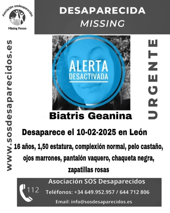 Localizada la joven de 16 años desaparecida en León 2