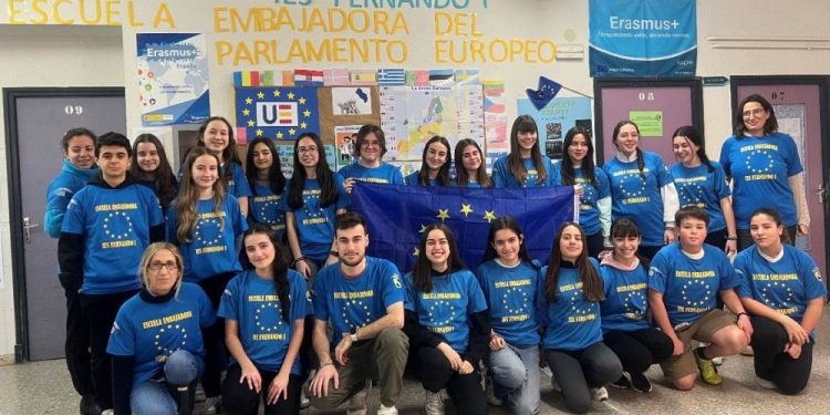 Un colegio de León premiado con una visita al Parlamento Europeo de Estrasburgo 1